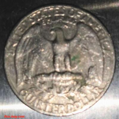 1967-No.mint mark? Washington Quarter Dollar - Thumbnail 2