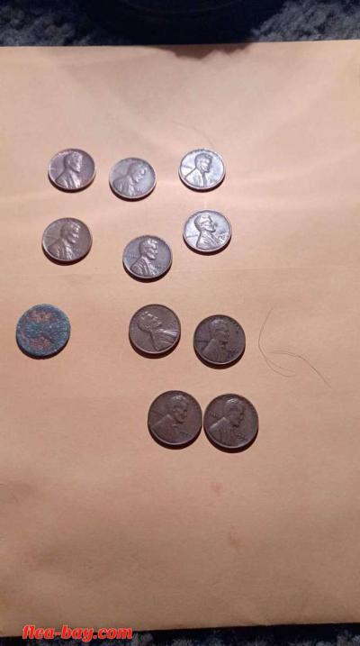 old n misprint pennys