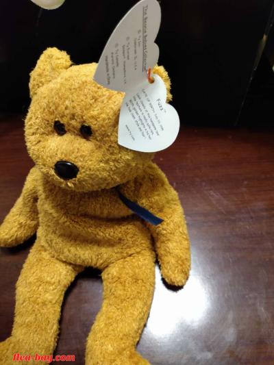 Fuzz / Bear / 1998 Rare TY Beanie Baby / Original Retired - Thumbnail 3