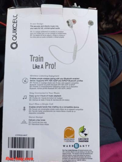 quikcell cross trainer pro 2 Bluetooth headset - Thumbnail 3