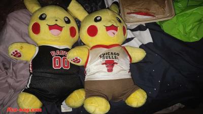 two large Pikachu stuffed dolls with talking voice box in th - Thumbnail 3