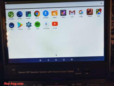 (DOLPHIN KARAOKE BLUETOOTH 2X10" WOOFER TOUCH SCREEN SPEAKER - Thumbnail 4