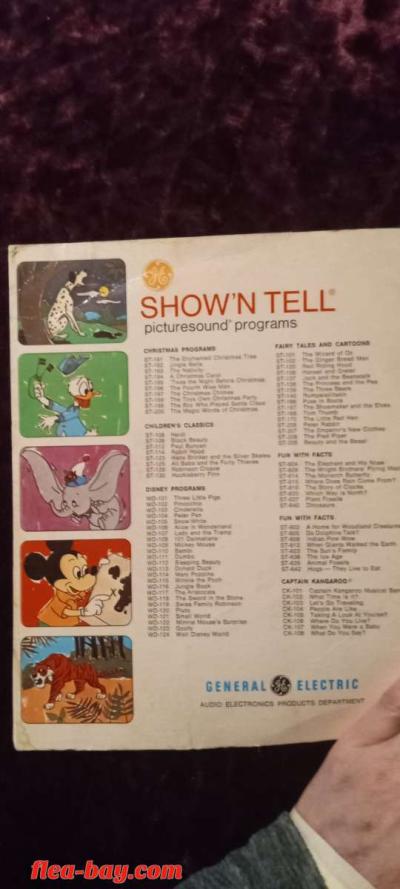 Walt Disney show and tell record and picture movie with song - Thumbnail 3