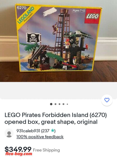 a 1989 forbidden Island Lego vintage game #6270 unopened - Thumbnail 2