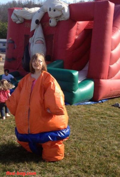 oversize sumo wrestling suites with accessories - Thumbnail 3