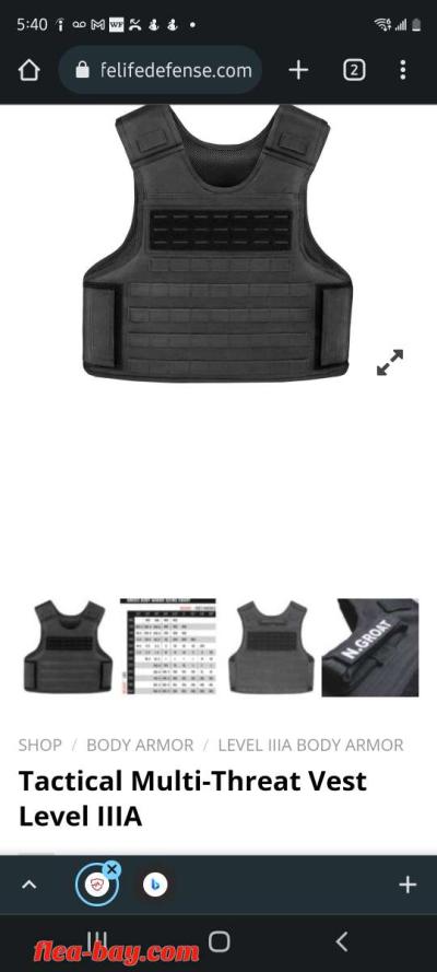 bulletproof vest - Thumbnail 3
