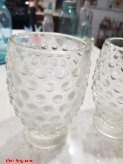 Vintage Tiara Indian Glass Pitcher and 3 Glasses Local Only - Thumbnail 5