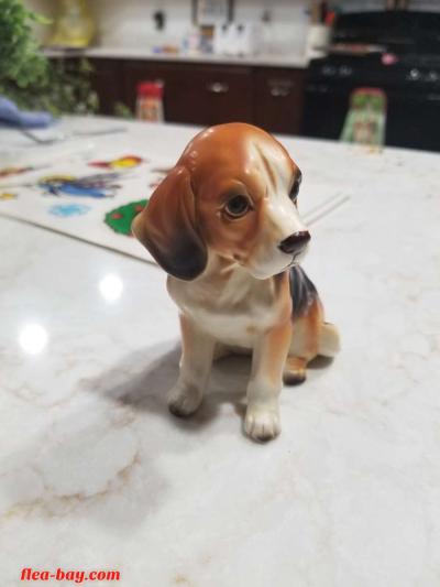 Vintage Dog Beagle Figure 4" Tall Made in Japan Free Shippin - Thumbnail 2
