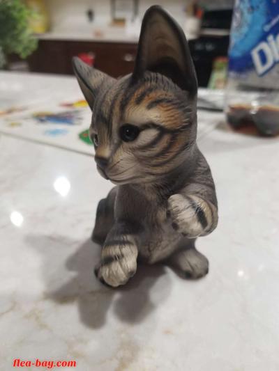 Vintage Cat Kitten Figure House of Global Art Japan - Thumbnail 6