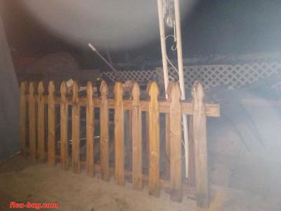 gothic wooden pickets for fence 8 ft. wide by 4 ft high - Thumbnail 5