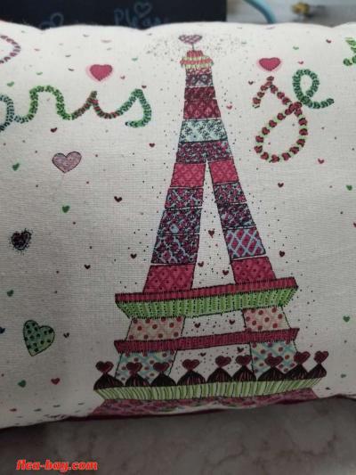 Throw Pillow Paris Je Taime 20" Long  x 13" Tall - Thumbnail 3
