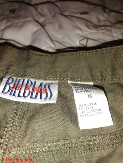 bill Blass women cargo jeans vintage never worn - Thumbnail 2