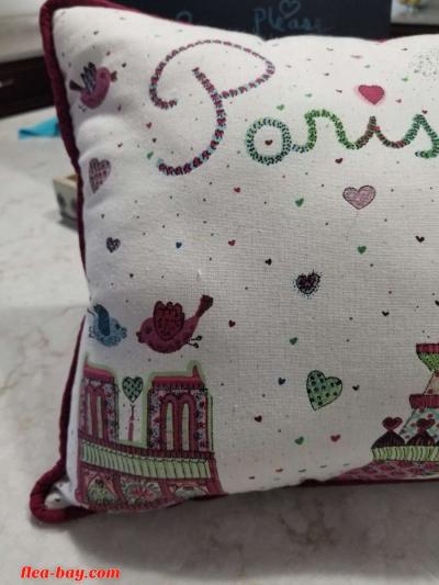 Throw Pillow Paris Je Taime 20" Long  x 13" Tall - Thumbnail 2