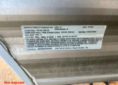 2012 k-z sportsman 16ft toy hauler rv camper - Thumbnail 4