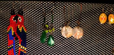 stud and dangle earrings - Thumbnail 3