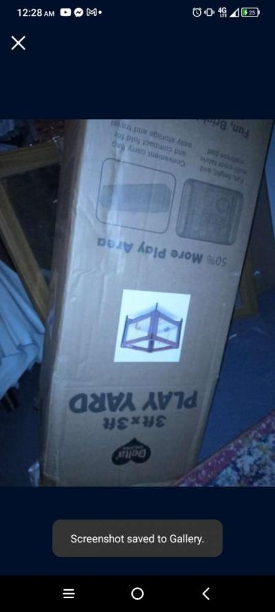 brand new play pen in box 3ft x 3ft - Thumbnail 3