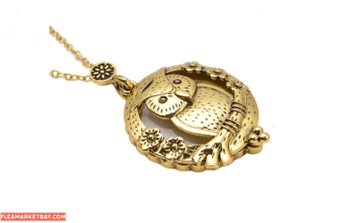Adorable Owl magnifying glass necklace, 30" - Thumbnail 2