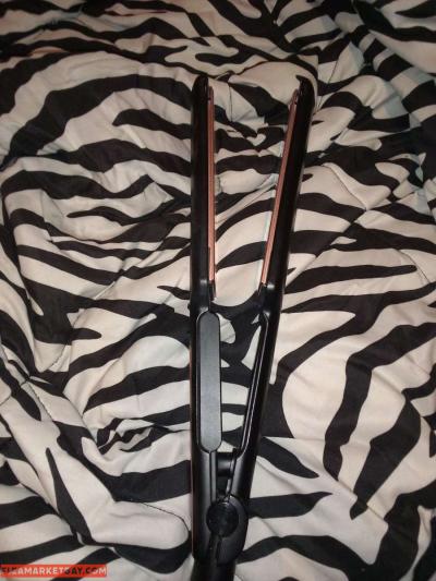 rose gold plated hair straightener - Thumbnail 2