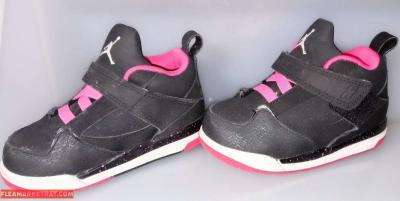 Toddler Size 4C Pink/Black Nike Jordan Shoes - Thumbnail 3