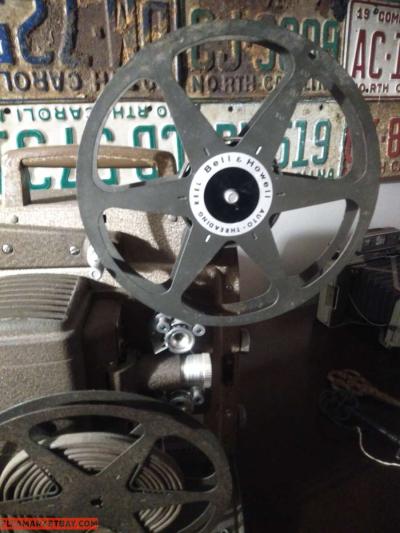 vintage Bell Howell movie projector - Thumbnail 2