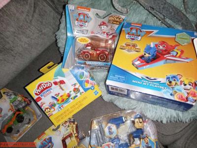 paw patrol and play doe and elmo various toys brand new - Thumbnail 2