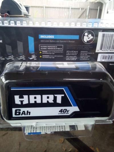 Hart 40v 6ah lithium ion battery - Thumbnail 5