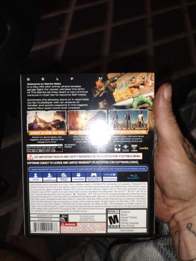 Steal Edition Saints Row Self Made New PS4 - Thumbnail 3