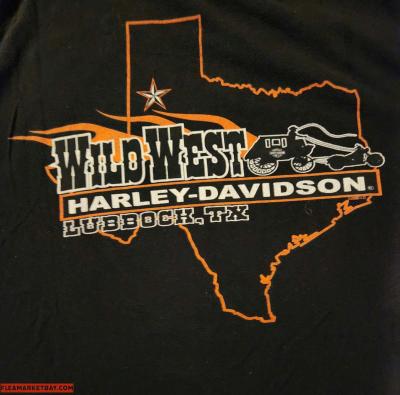 Harley Davidson Used LG two shirts Both Lubbuck Tx - Thumbnail 2
