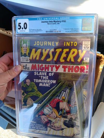 journey into mystery 102 cgc 5.0 - Roanoke, Virginia