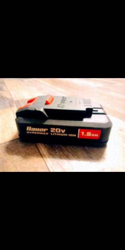 Bauer 20 volt battery 20 - Lakewood, Washington
