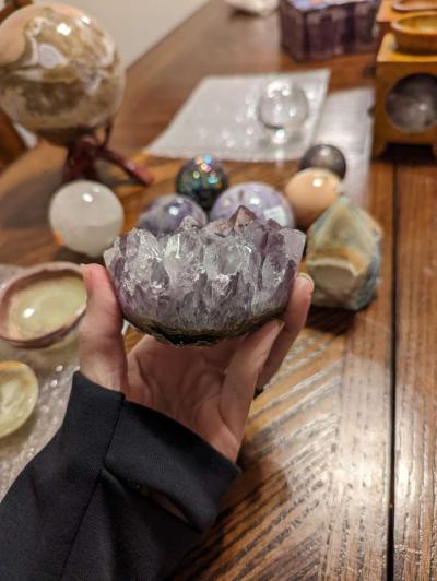 amethyst chunk Gem points