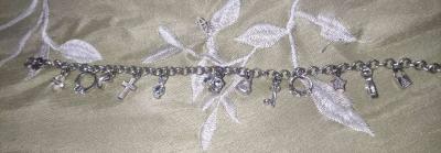 silver charm bracelet