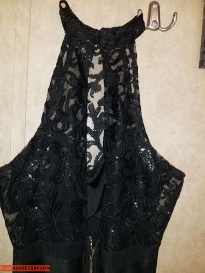 black cocktail dress one of a kind - Thumbnail 2