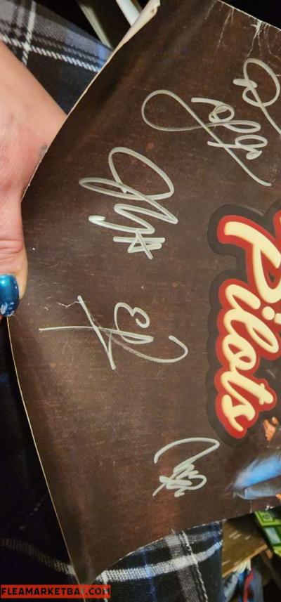 autographed stone temple pilots poster - Thumbnail 2