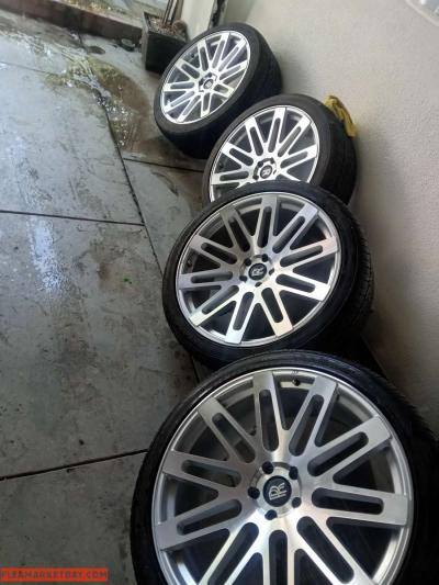 rines 24 enteritos y llantas nuevas son 24 de 5 virlos ningu - Thumbnail 2