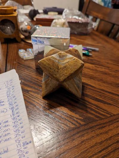 Lg Green Banded Agate Marcaba - Thumbnail 3