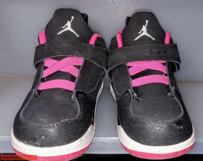 Toddler Size 4C Pink/Black Nike Jordan Shoes - Thumbnail 2