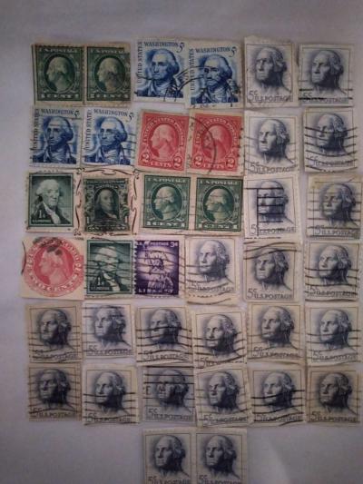 Vintage George Washington Stamps - Thumbnail 3