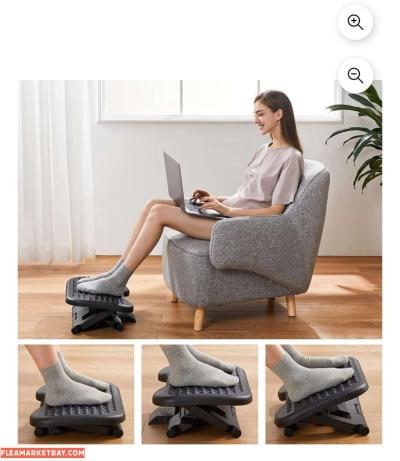 New Under Desk Footrest Massage - Thumbnail 2