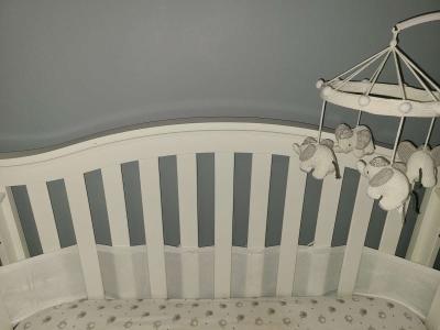 White Baby Crib - Thumbnail 4