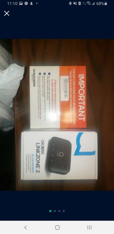 Amazon Echo Dot and Alcatel Link Zone 2 Mobile Hotspot - Thumbnail 3