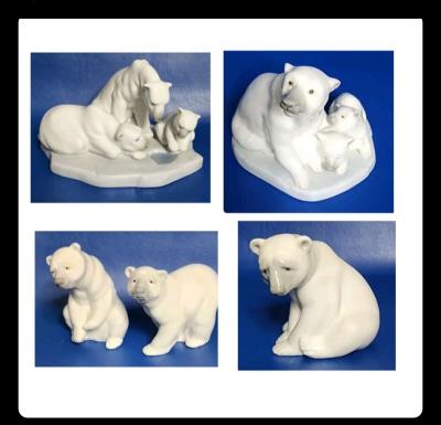 Lladro POLAR BEAR Figurine Hand Made Porcelain Spain - Thumbnail 1