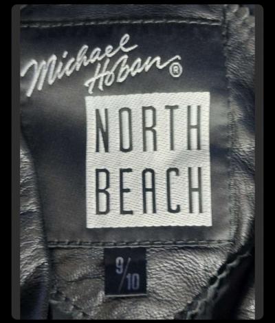 Michael Hoban Leather Jacket Ladies Vintage - Thumbnail 3