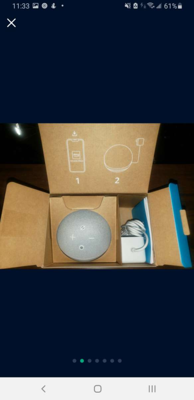 Amazon Echo Dot and Alcatel Link Zone 2 Mobile Hotspot