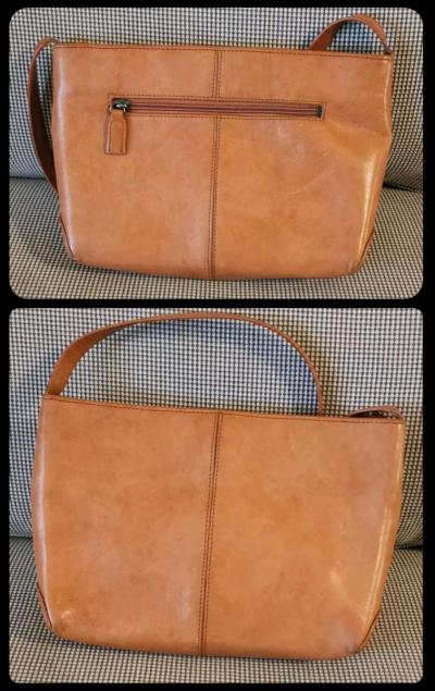 Ellington tan leather purse