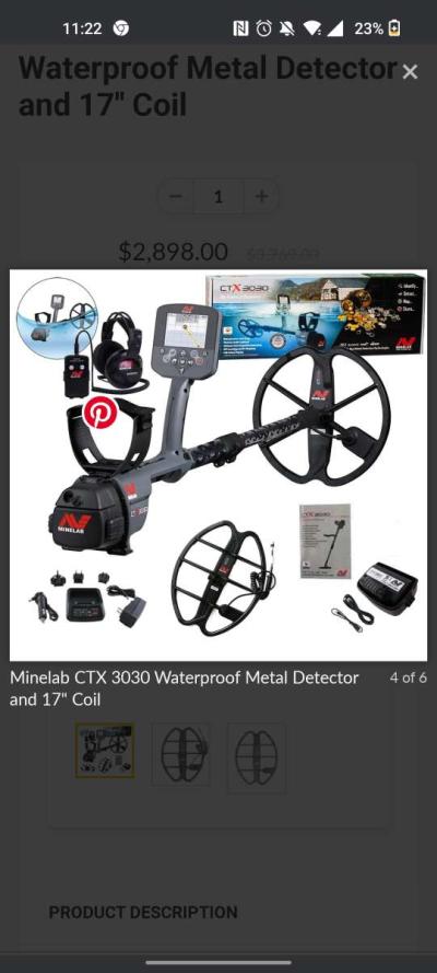 minelab metal detector with all the extras