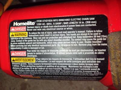 Electric Chainsaw - Thumbnail 3