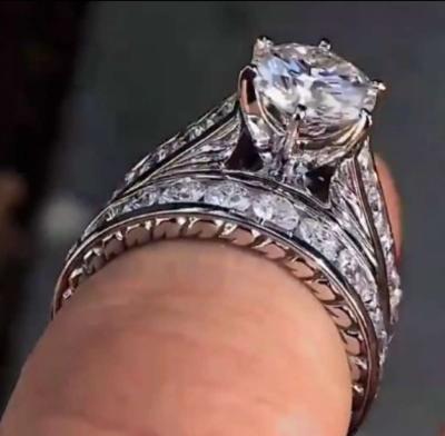 Platinum plated zircon plated ring - Alexandria, Virginia