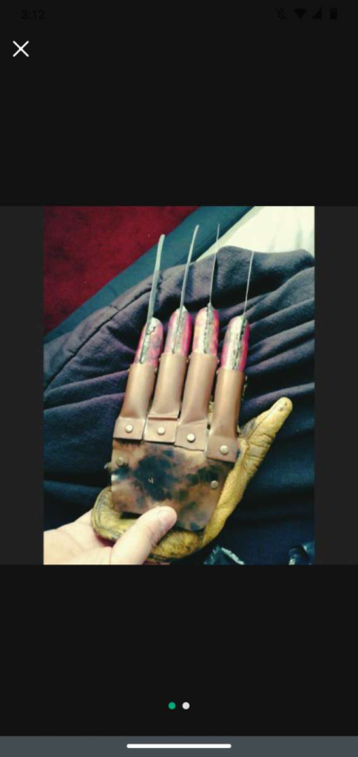 Freddy Krueger Custom Glove - Los Angeles, California