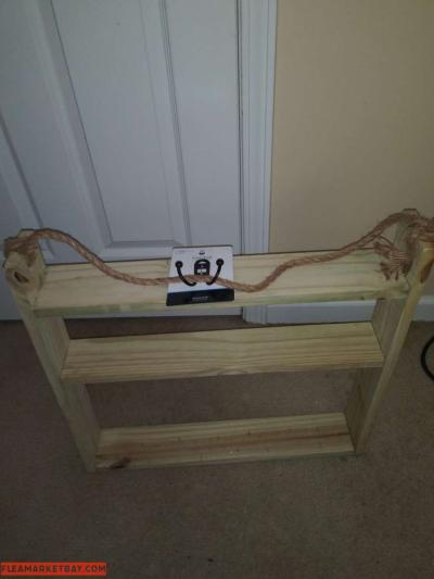 Hanging Shelf with rope and hook - Thumbnail 2